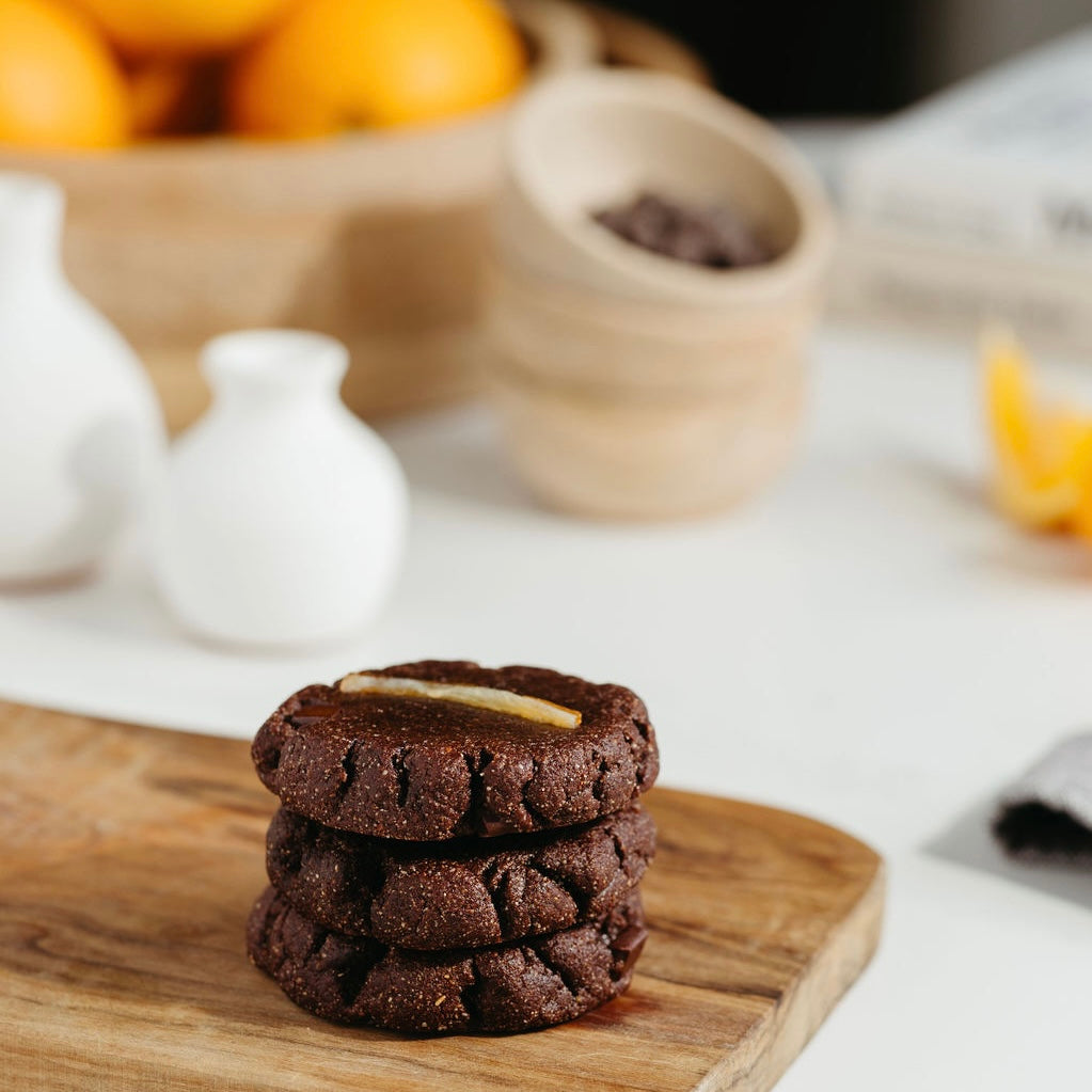 Double Chocolate Orange Cookies - GF|DF|Vegan