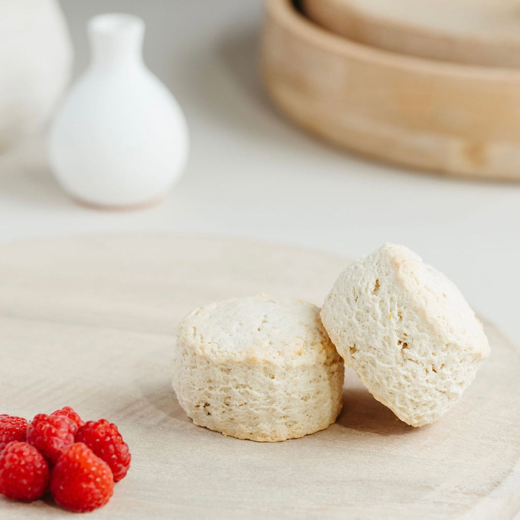 Raspberry White Chocolate Sweet Scone with Vanilla Glaze - GF – Urban ...